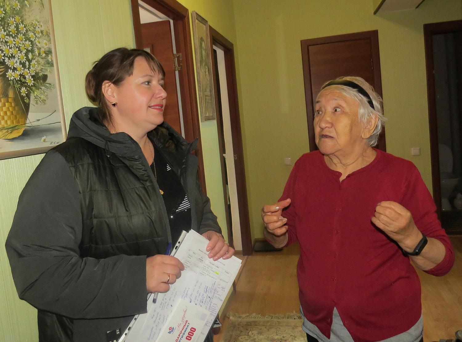 Акция – с заботой о пожилых