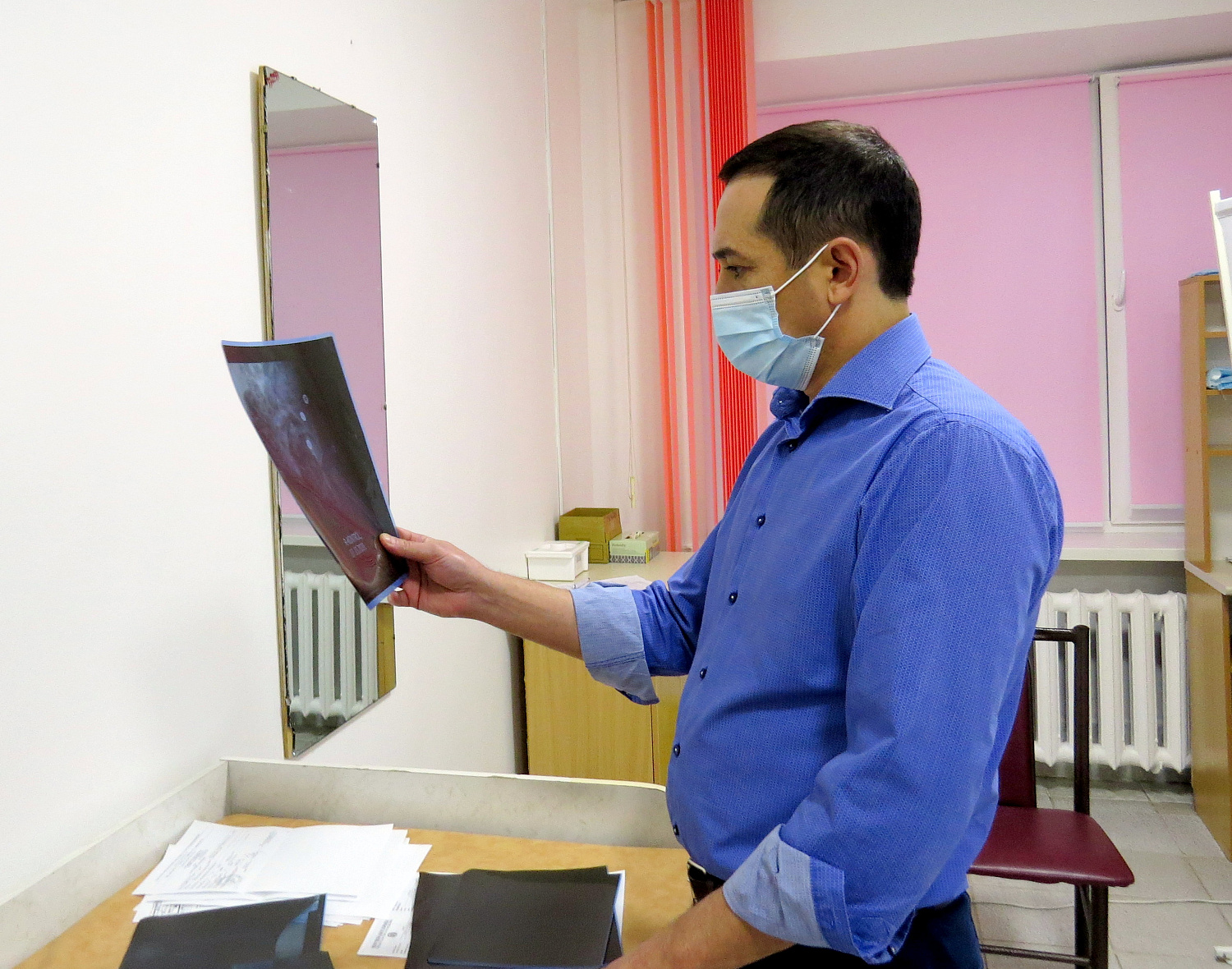 На приёме у Агабека Чикинаева